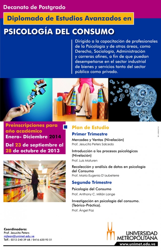 DEA Psicolog Consumo sept 2013