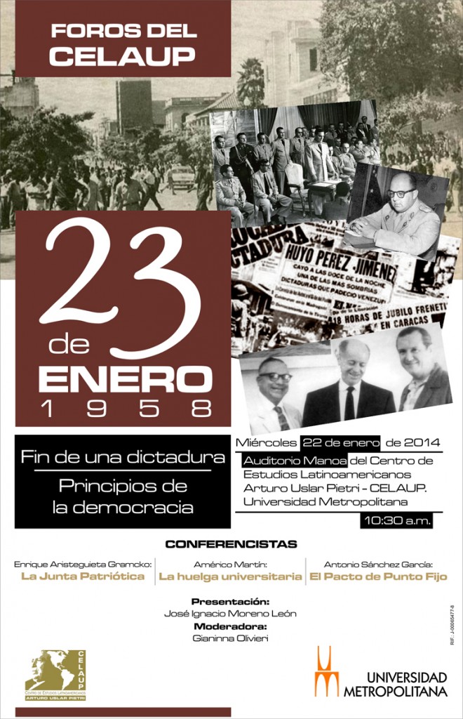 FORO CELAUP 23 de enero