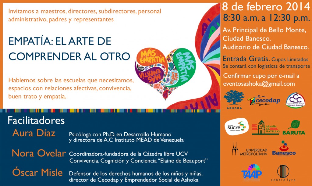 Invitacioìn evento Empatia El arte de comprender al otro