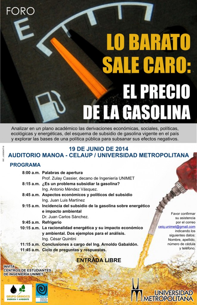 Foro Precio Gasolina jun 2014