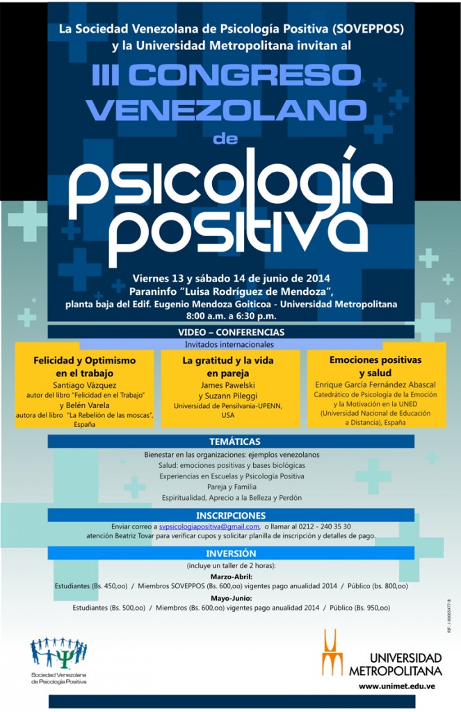 III Cong Psicología positiva 13 14  06 2014