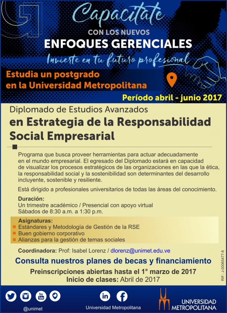 Mailing Univ Postgrado RSE ene 2017