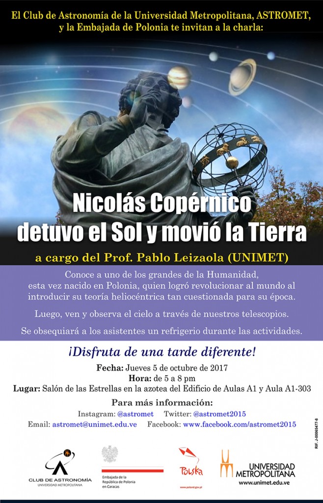 Charla Astromet NCopernico 5 10 2017