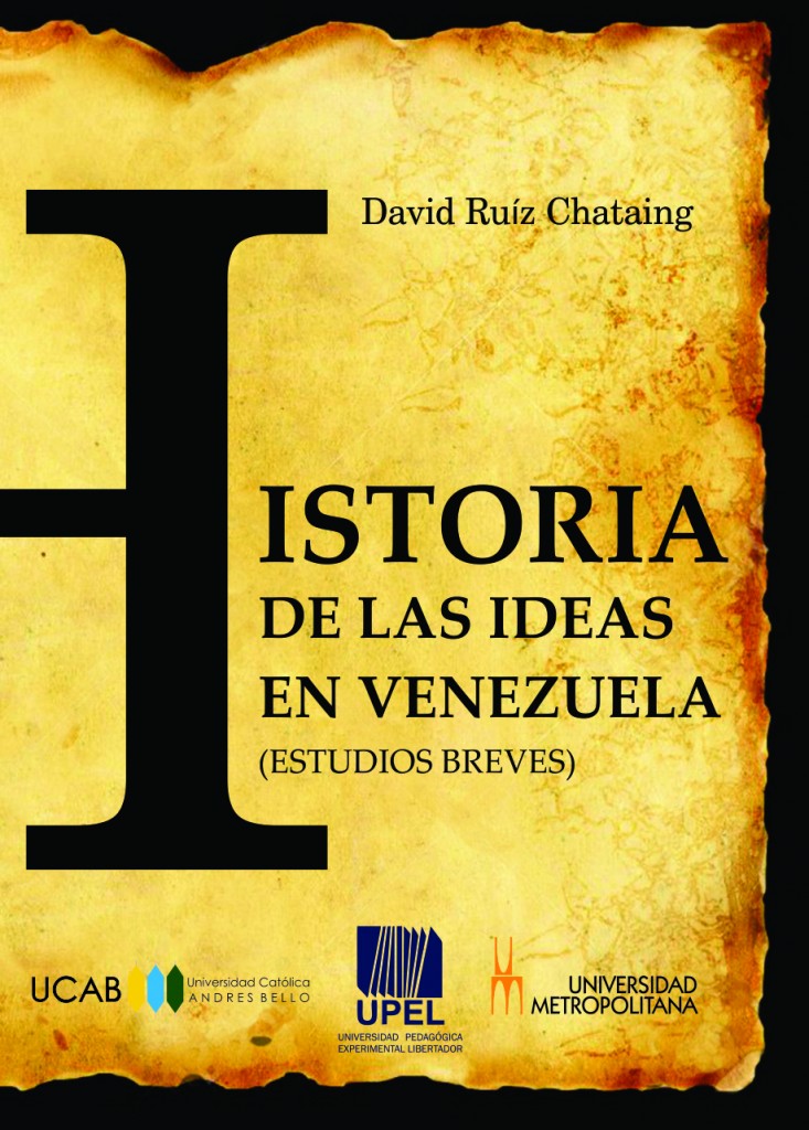 Portada Historia de las ideas en Vzla 1