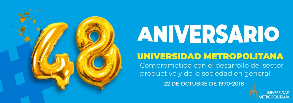 Banner Aniversario UNIMET 48 años