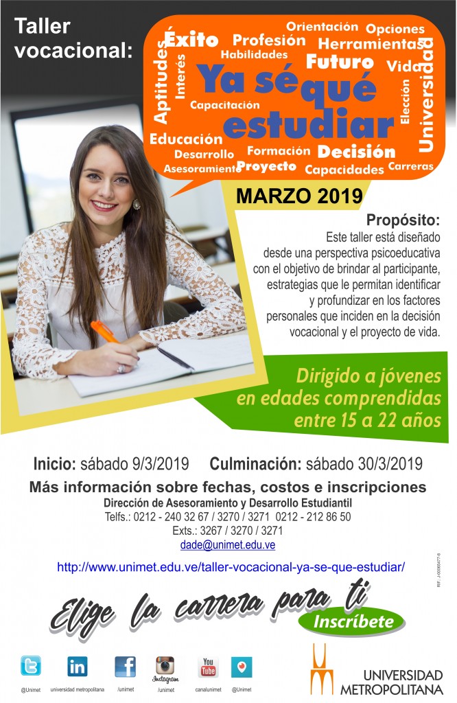 Taller Vocacional marzo 2019