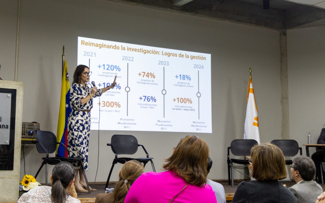 Decano Miriam Benhayon: La UNIMET camina hacia la investigación de calidad